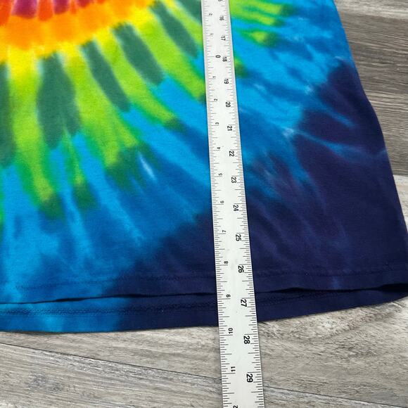 Vintage 90s Swirl Tie‎ Dye That 70's Show FOX Rainbow Psychedelic Mens L T-Shirt - Picture 7 of 9